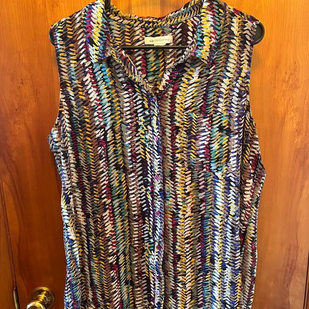 Liz-claiborne Women's Multi Blouse